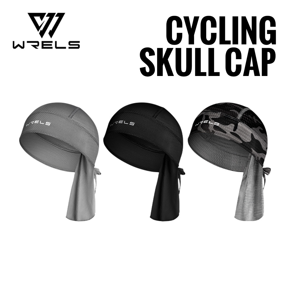Skull Cap Helmet Liner - WRELS Fietshoed Onder Helm Sneldrogend Zomer