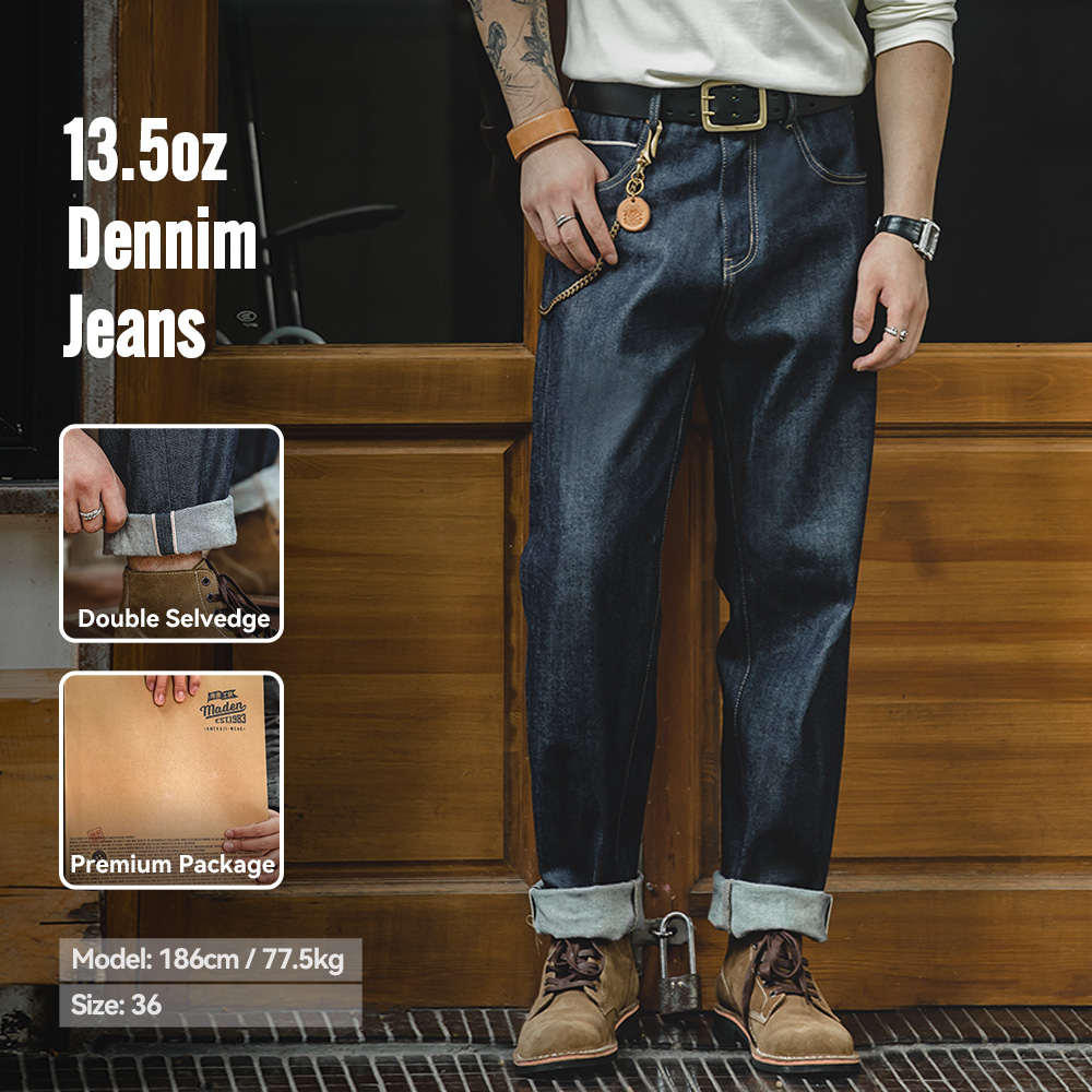 Levis Jeans 501 - Maden Vintage 13,5 oz zwaargewicht zelfkant
