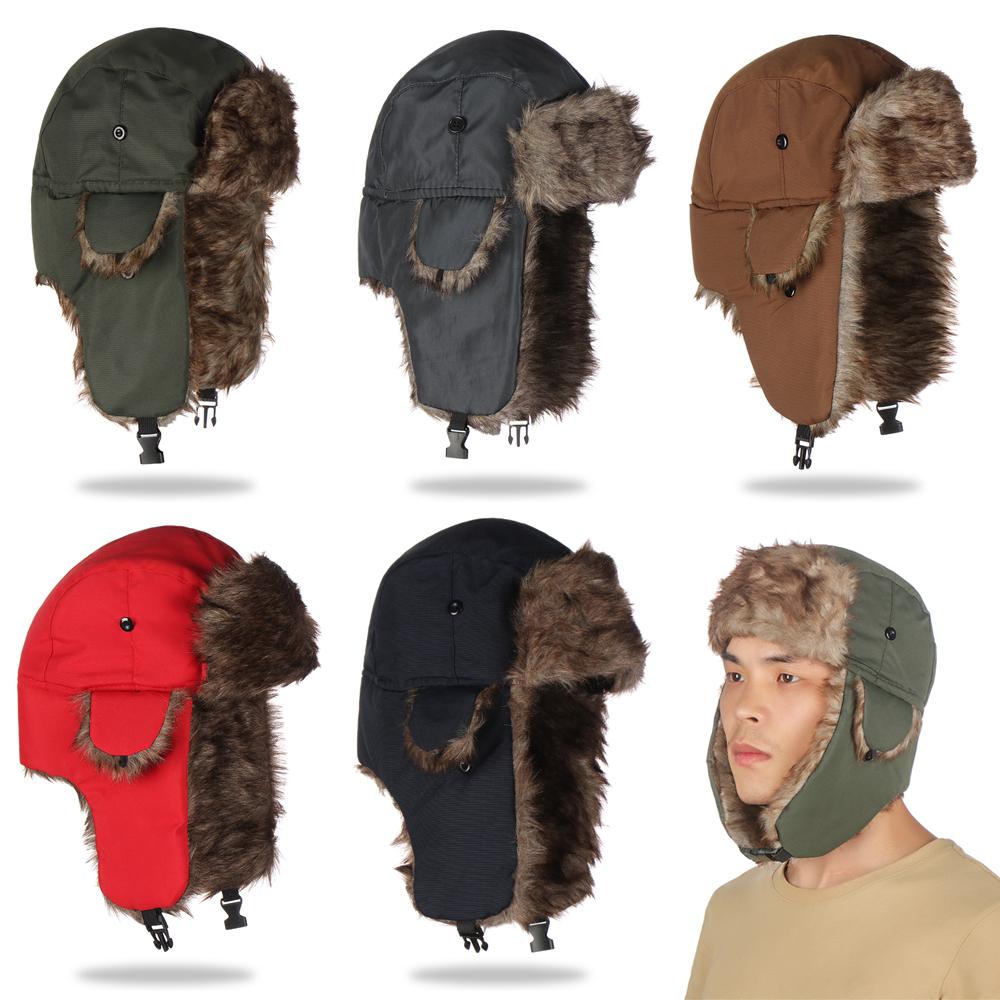 Winter Trapper Hat - Warme winterbont oorklep skimuts heren dames