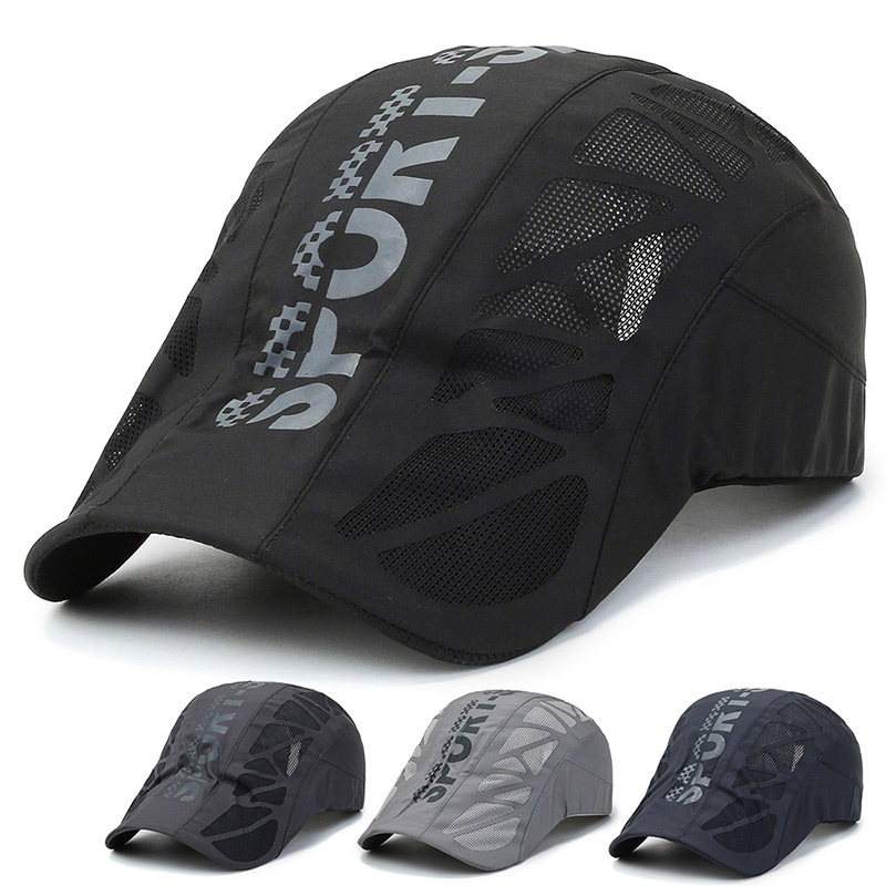 Newsboy Cap Ivy - Nieuwsjongenspet voor heren, mesh, ademend, ivy