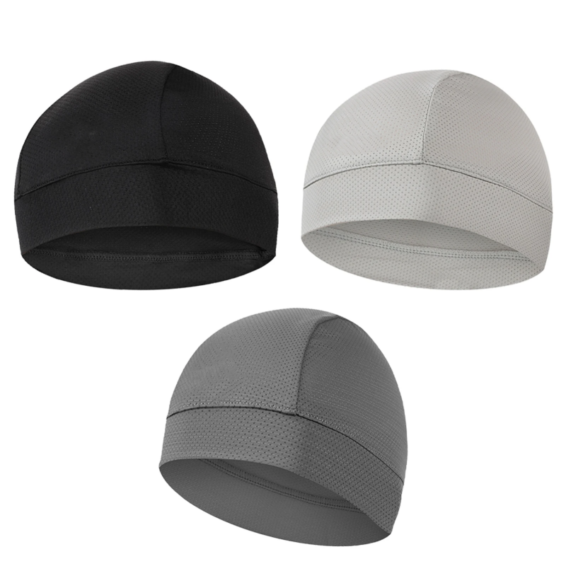 Skull Cap Helmet Liner - Zomer dunne ademende mesh schedel beanie
