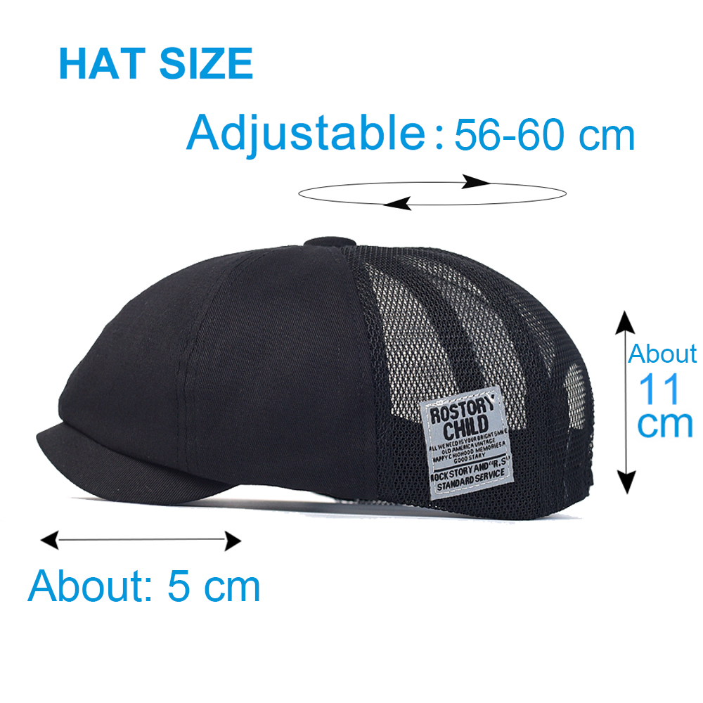 Mesh Krantenjongenspet Zomer A - Newsboy Cap Ivy recensie en prijs