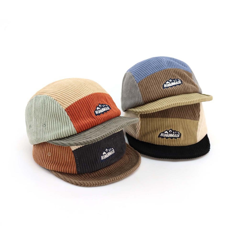 5-delige korte pet met klep, v - Corduroy Cap 5 Panel recensie en prijs