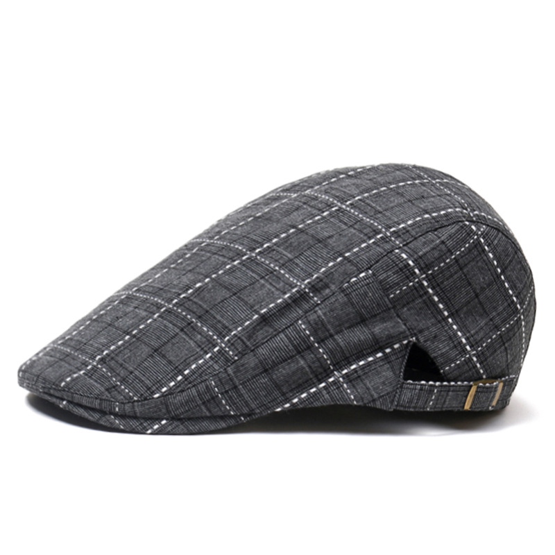 Unisex katoenen geruite newsbo - Newsboy Cap Ivy recensie en prijs