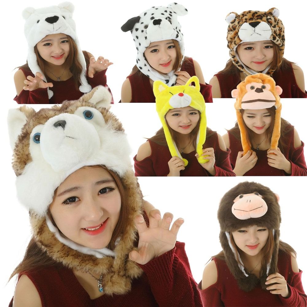 Cartoon Pluche Bewegende Hoed  - Winter Trapper Hat recensie en prijs