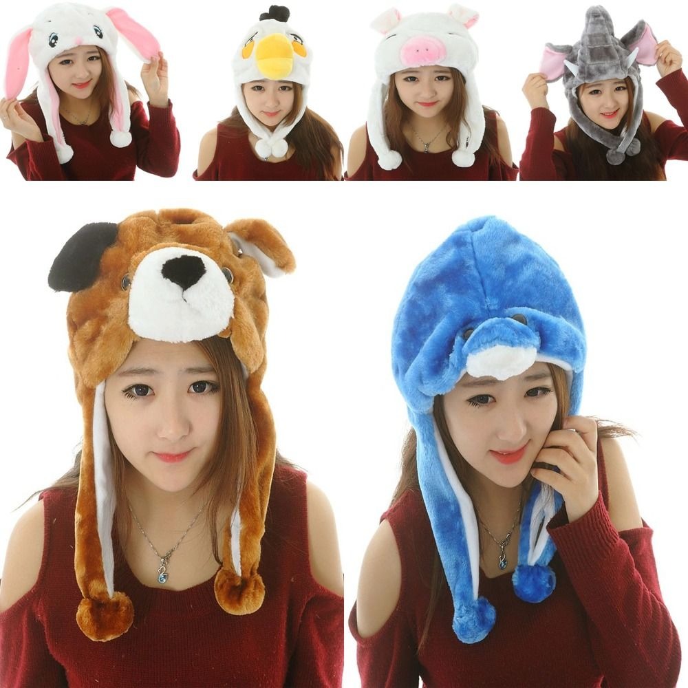 Cartoon Pluche Bewegende Hoed  - Winter Trapper Hat recensie en prijs