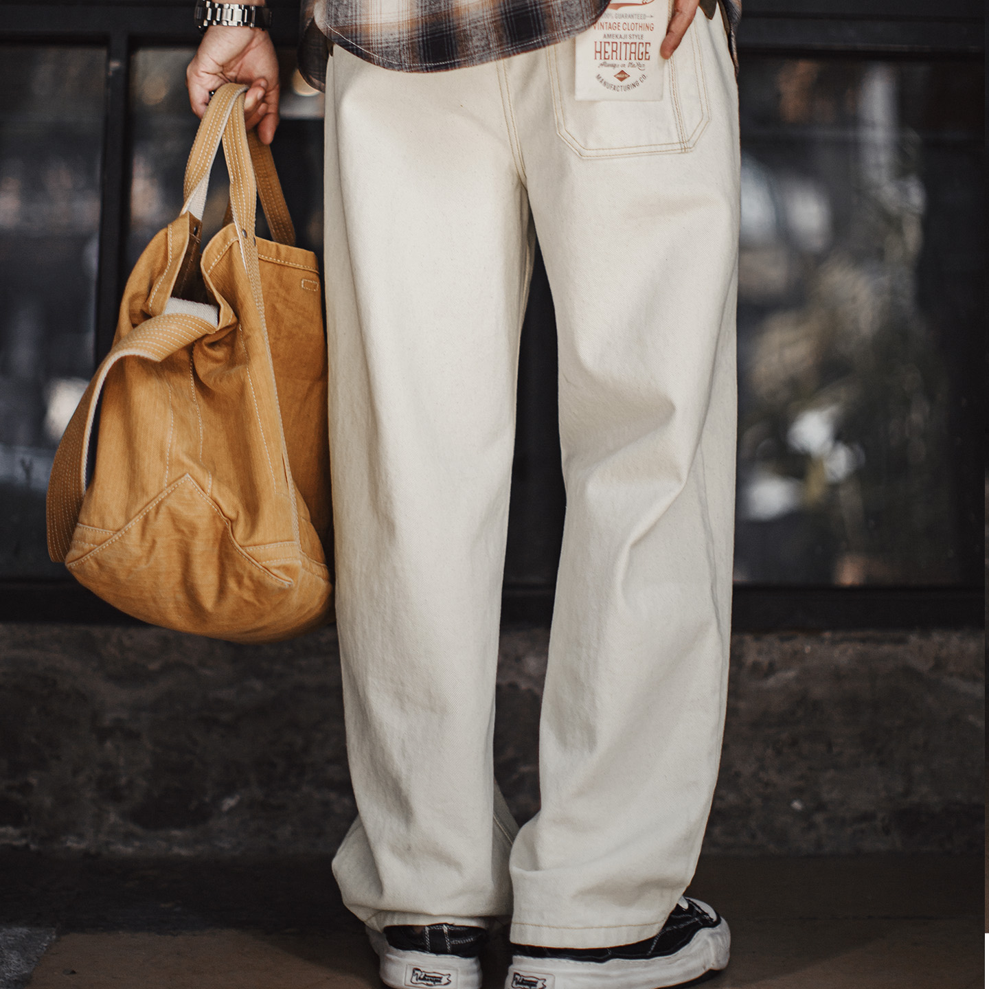 Maden Men's Vintage Witte Zwar - Levis Jeans 501 recensie en prijs